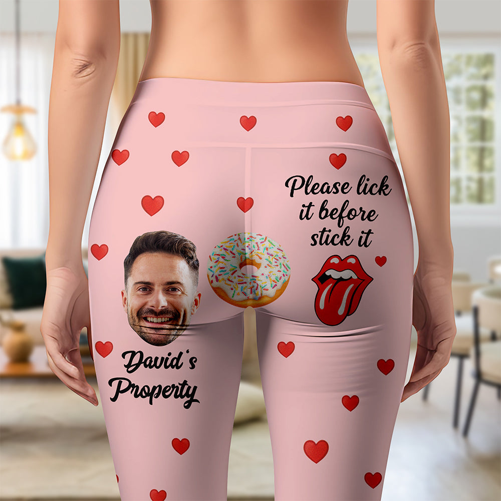 Love with a Twist: Customize Your Naughty Couple Leggings - Perfect Gift for Her Shorts and Pants PopCulturePrints