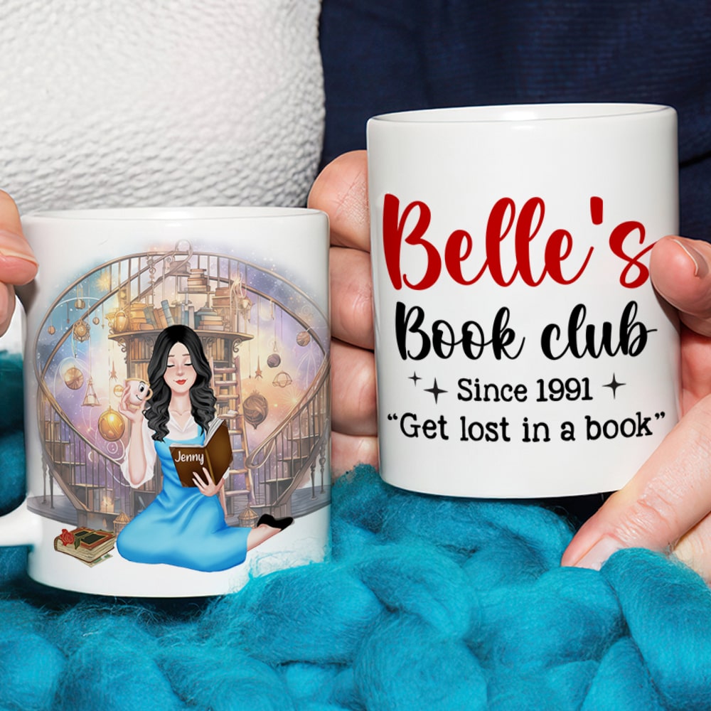 Personalized 'Get Lost in a Book' Coffee Mug for Book Lovers Coffee Mug PopCulturePrints