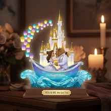 Load image into Gallery viewer, You &amp; Me, We Got This - Romantic Castle Light Box Personalized Gift for Couples Light Box PopCulturePrints
