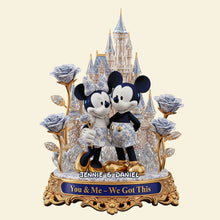 Load image into Gallery viewer, You &amp; Me - We Got This | Personalized Castle Of Love Acrylic Plaque - Custom Gift for Couples Shaped Plaques PopCulturePrints
