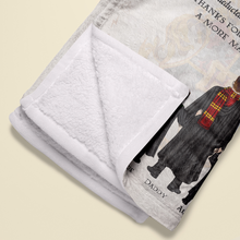 Load image into Gallery viewer, Personalized Wizard Dad Blanket - Harry Potter Theme
