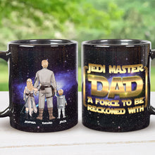 Load image into Gallery viewer, Personalized Jedi Master Dad Coffee Mug - Custom Father&#39;s Day Gift Coffee Mug PopCulturePrints
