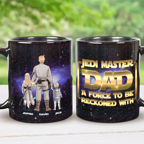Personalized Jedi Master Dad Coffee Mug - Custom Father's Day Gift Coffee Mug PopCulturePrints