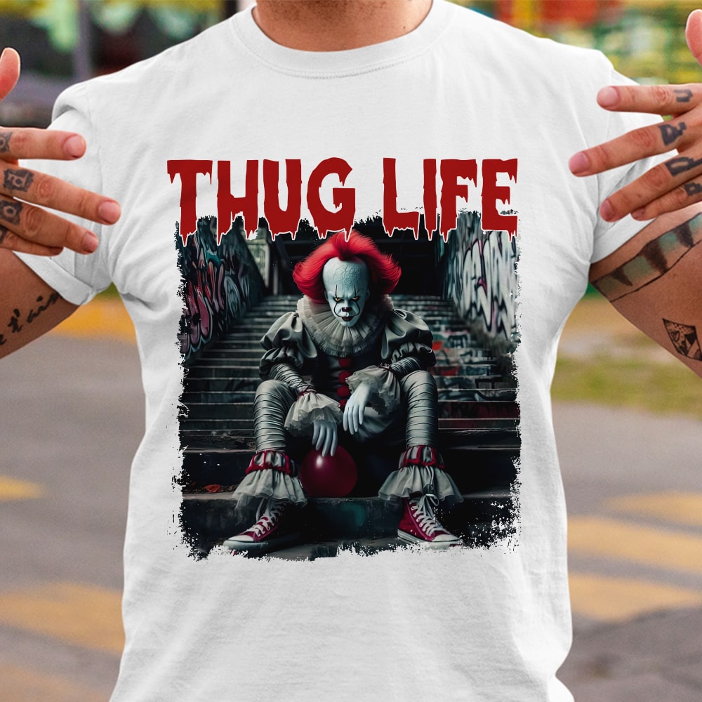 Thug Life Halloween Shirt for Horror Fans