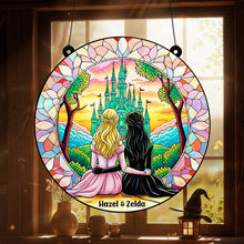 Load image into Gallery viewer, Besties Suncatcher Ornament - A Colorful Tribute to Friendship Ornament PopCulturePrints
