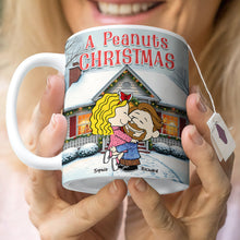 Load image into Gallery viewer, Customizable Peanuts Christmas Mug for Couples | Festive Valentine&#39;s Day Gifts Coffee Mug PopCulturePrints
