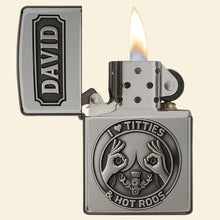 Load image into Gallery viewer, I Love Beer - Custom Hot Rod Lighter - Personalized Gift for Hot Rod Enthusiasts Lighter PopCulturePrints

