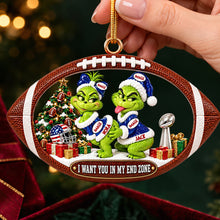 Load image into Gallery viewer, Playfully Naughty Couple Christmas Ornament - Personalized Gifts For Couple 01ohdt071026 Ornament PopCulturePrints
