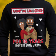Load image into Gallery viewer, Funny Couples T-Shirt - Annoying Each Other For 20 Years Shirts PopCulturePrints
