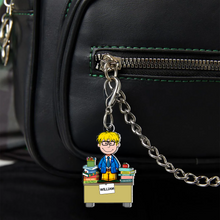 Load image into Gallery viewer, Personalized Family Print - Mom &amp; Kids Holding Hands Keychains PopCulturePrints

