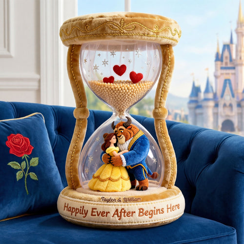 Cherished Moments in Fairy Tales - Personalized Romantic Pillow for Couples Pillow PopCulturePrints