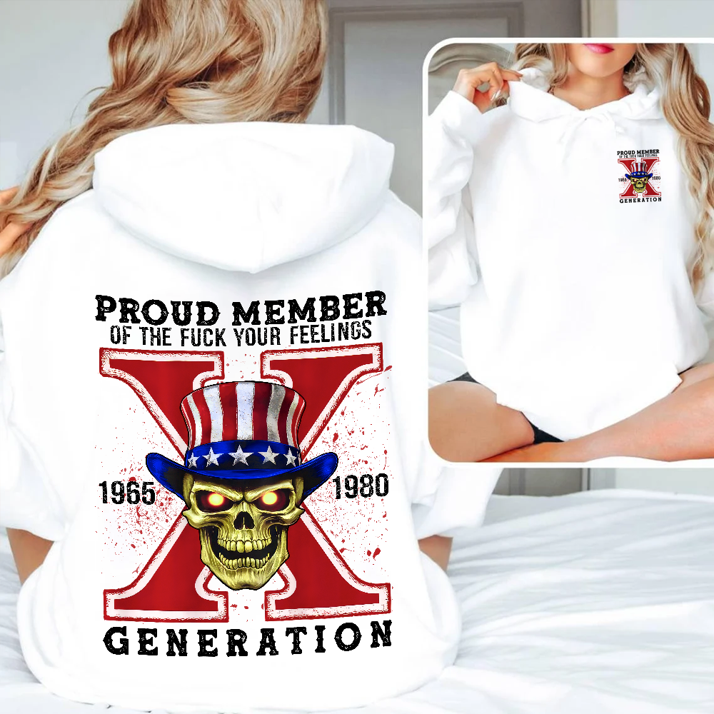 Generation X Skull Graphic Sweatshirt