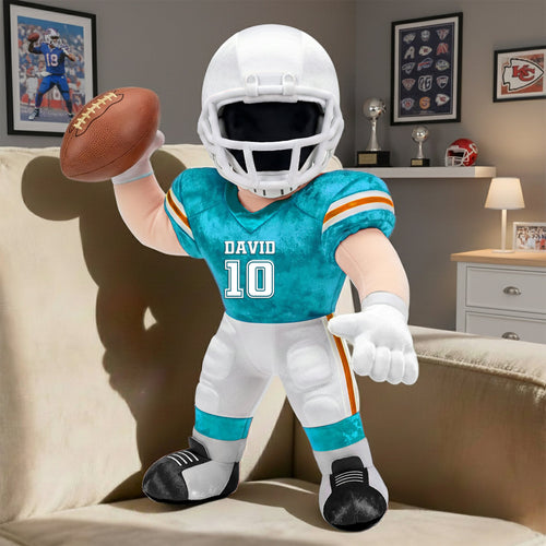 Score Big with Our Personalized Sport Player Custom Shape Pillow - Perfect Gift for Sports Fans Pillow PopCulturePrints