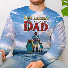 Load image into Gallery viewer, Legendary Dad Personalized 3D Shirt - Father&#39;s Day Edition AOP Products PopCulturePrints
