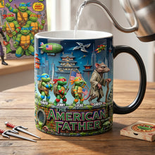 Load image into Gallery viewer, "Celebrate Your Inner Hero" - American Tactical Dad Squad Magic Mug - Personalized Gift for Dads, Grandpas, and More Coffee Mug PopCulturePrints

