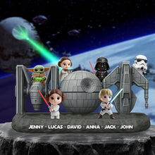 Load image into Gallery viewer, &quot;Celebrate Mom’s Galactic Love!&quot; - Personalized Plaque for Mom - Perfect Gift for Her, Grandma, and More Shaped Plaques PopCulturePrints
