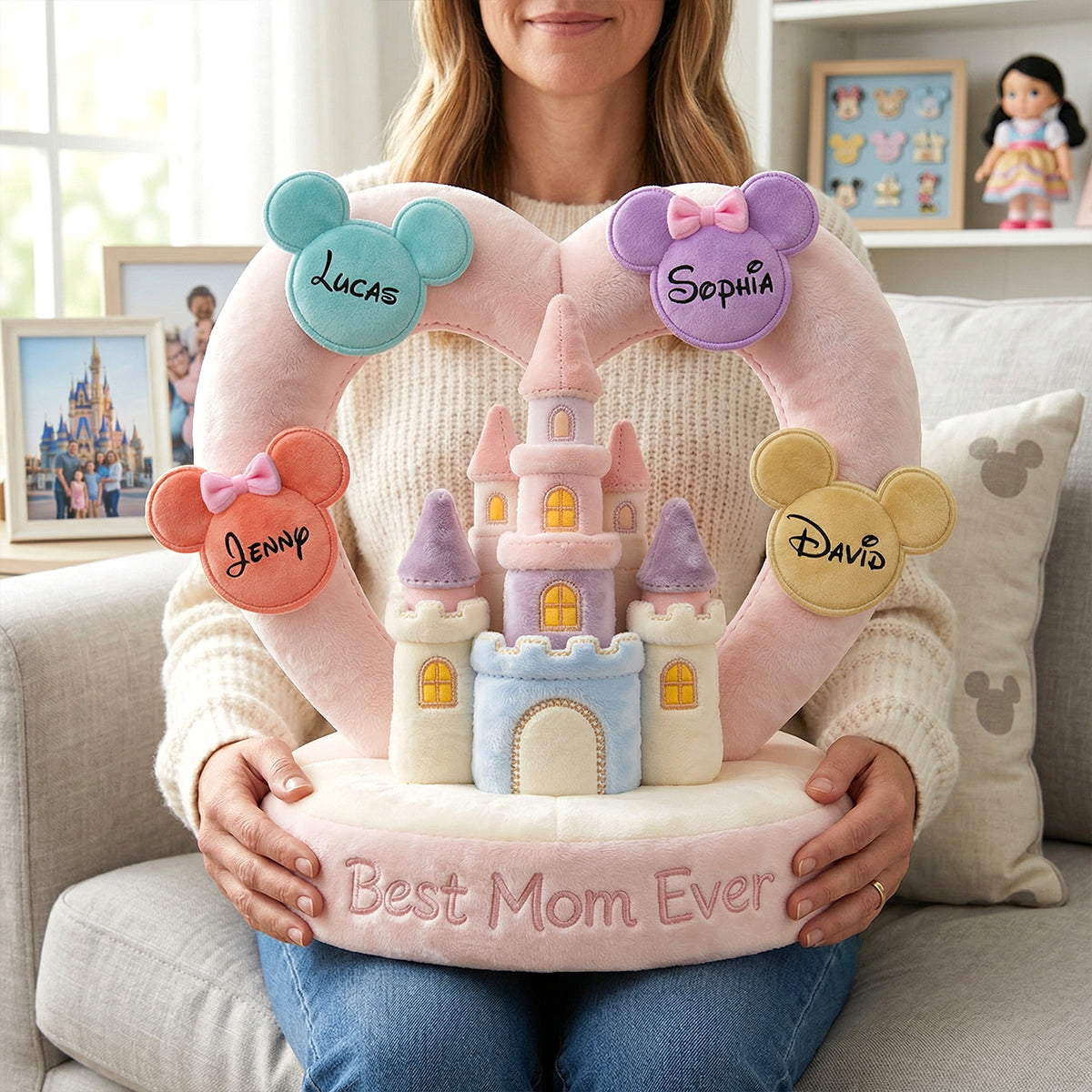 "Best Mom Ever" - Personalized Gift for Every Mom - Custom Pillow for Mother's Day Pillow PopCulturePrints