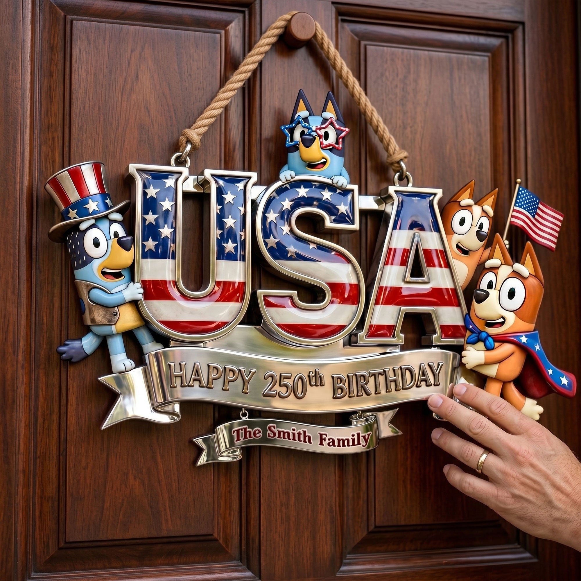 Celebrate Freedom with Style – USA 250th Anniversary Acrylic Sign - Personalized Gifts for Patriots