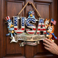 Load image into Gallery viewer, Celebrate Freedom with Style – USA 250th Anniversary Acrylic Sign - Personalized Gifts for Patriots
