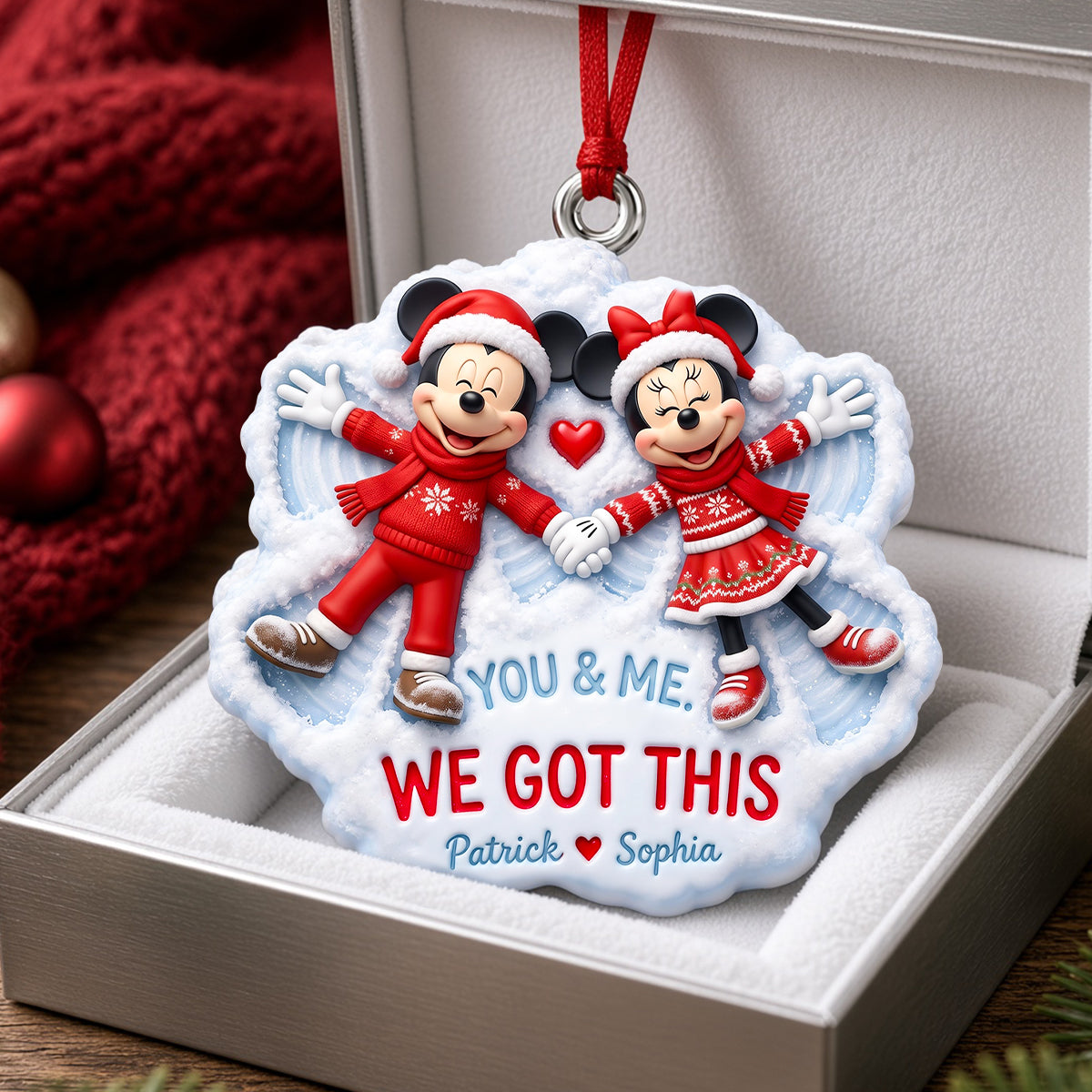 You & Me - We Got This Christmas Ornament - Personalized Gift for Couples