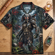Load image into Gallery viewer, Alien Hunter Hawaiian Shirt - Personalized Gifts 03natn290626 Hawaiian Shirts PopCulturePrints
