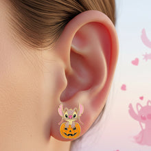 Load image into Gallery viewer, “Spooktacular Delight!” Custom Halloween Cute Stud Earrings - Personalized Gifts for Fans Earrings PopCulturePrints
