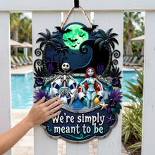 Load image into Gallery viewer, We're Simply Meant to Be - Cute Couple Metal Sign - Personalized Gift for Couples
