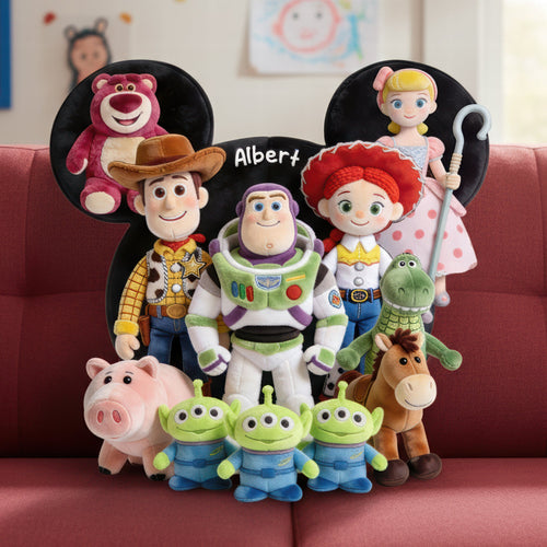 Bring Joy with Our Cute Characters Pillow - Personalized Gifts for Everyone! Pillow PopCulturePrints