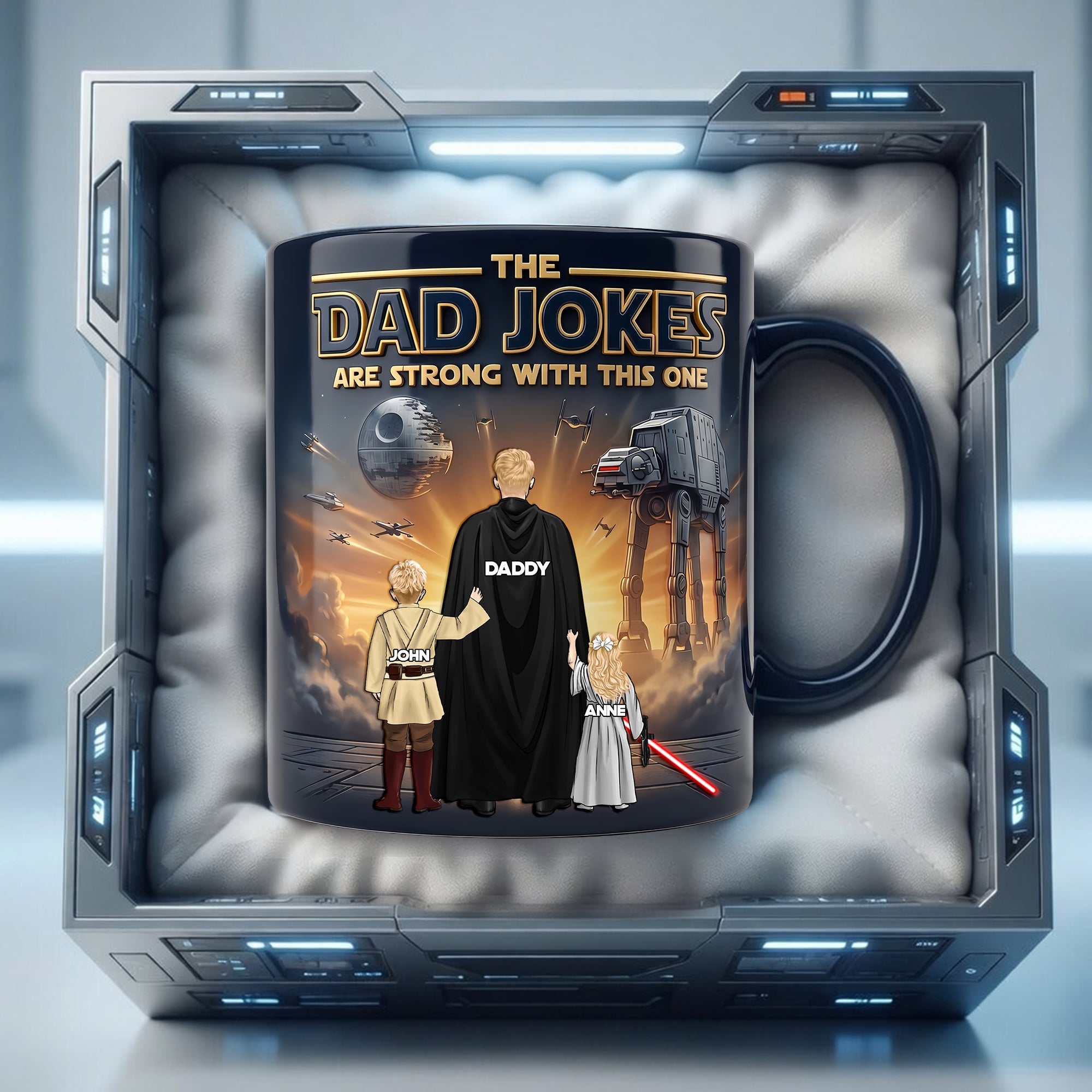 The Dad Jokes Are Strong With This One - Personalized Magic Mug for Dads Coffee Mug PopCulturePrints