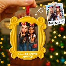 Load image into Gallery viewer, Custom Photo Bestie Ornament - A Unique Keepsake for Cherished Friends Ornament PopCulturePrints
