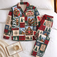 Load image into Gallery viewer, Big Foot Pajama Set - Personalized Gifts For Christmas 04hadh070926 Pajama Set PopCulturePrints
