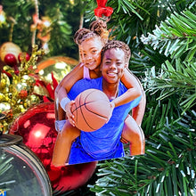 Load image into Gallery viewer, Personalized Basketball Player Christmas Ornament
