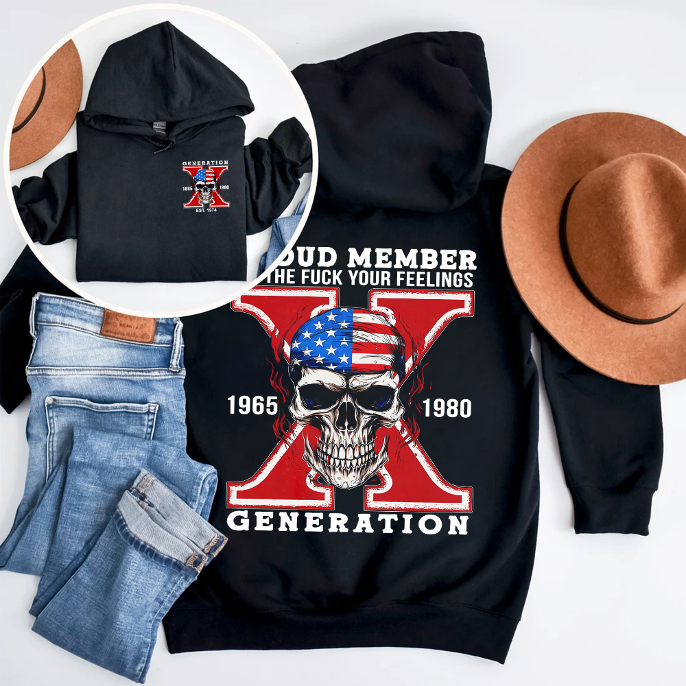 Proud Generation X Member Custom Shirt