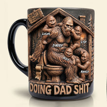 Load image into Gallery viewer, "Celebrate Dad's Rare Personal Space: A Fun Magic Mug!" - Custom Gift for Dads and Grandpas Coffee Mug PopCulturePrints
