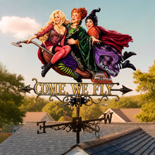 Load image into Gallery viewer, “Come, We Fly” - Personalized Weather Vane Gift for Witch Lovers
