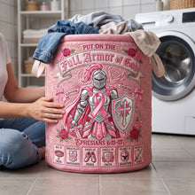 Load image into Gallery viewer, Full Armor of God Quilted Laundry Basket - Personalized Gifts For Christian 04padh100726 Laundry Basket PopCulturePrints
