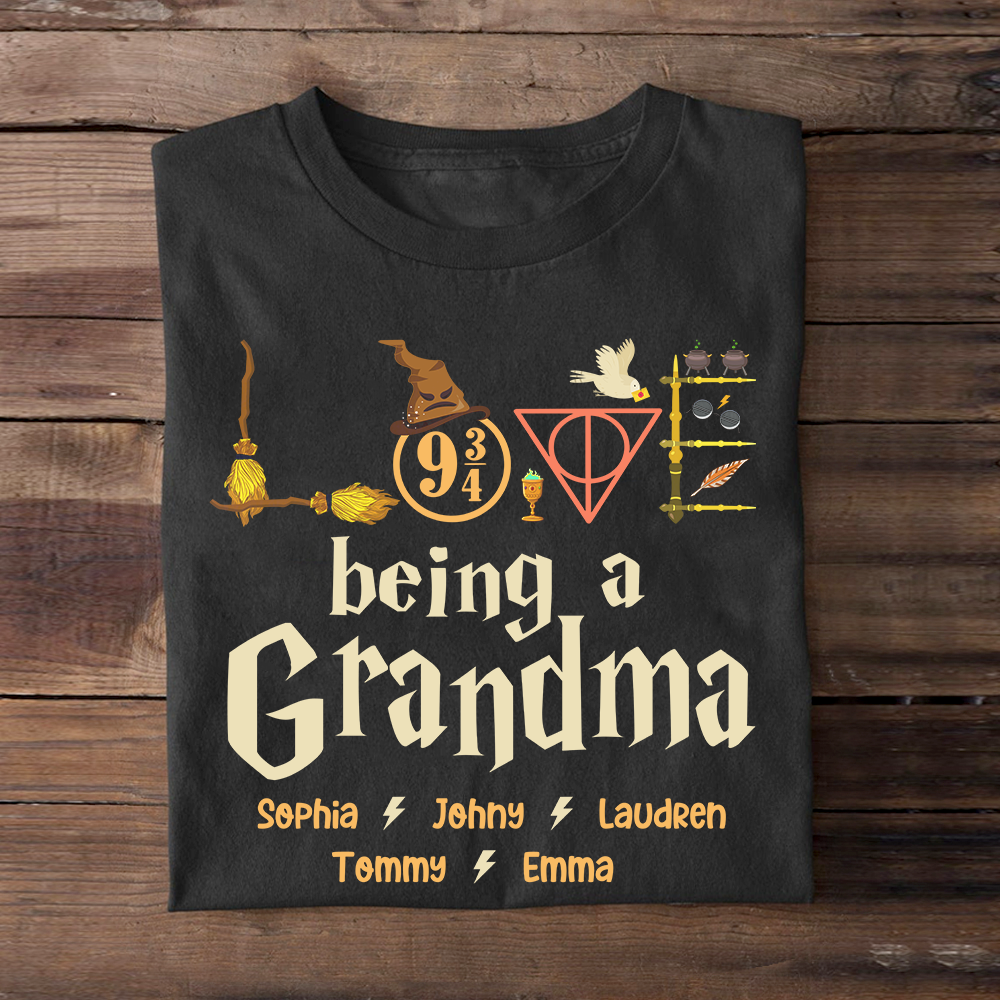 Personalized Harry Potter Grandma T-Shirt