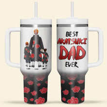 Load image into Gallery viewer, Personalized Akatsuki Dad Tumbler Gift for Father&#39;s Day Tumbler Cup PopCulturePrints
