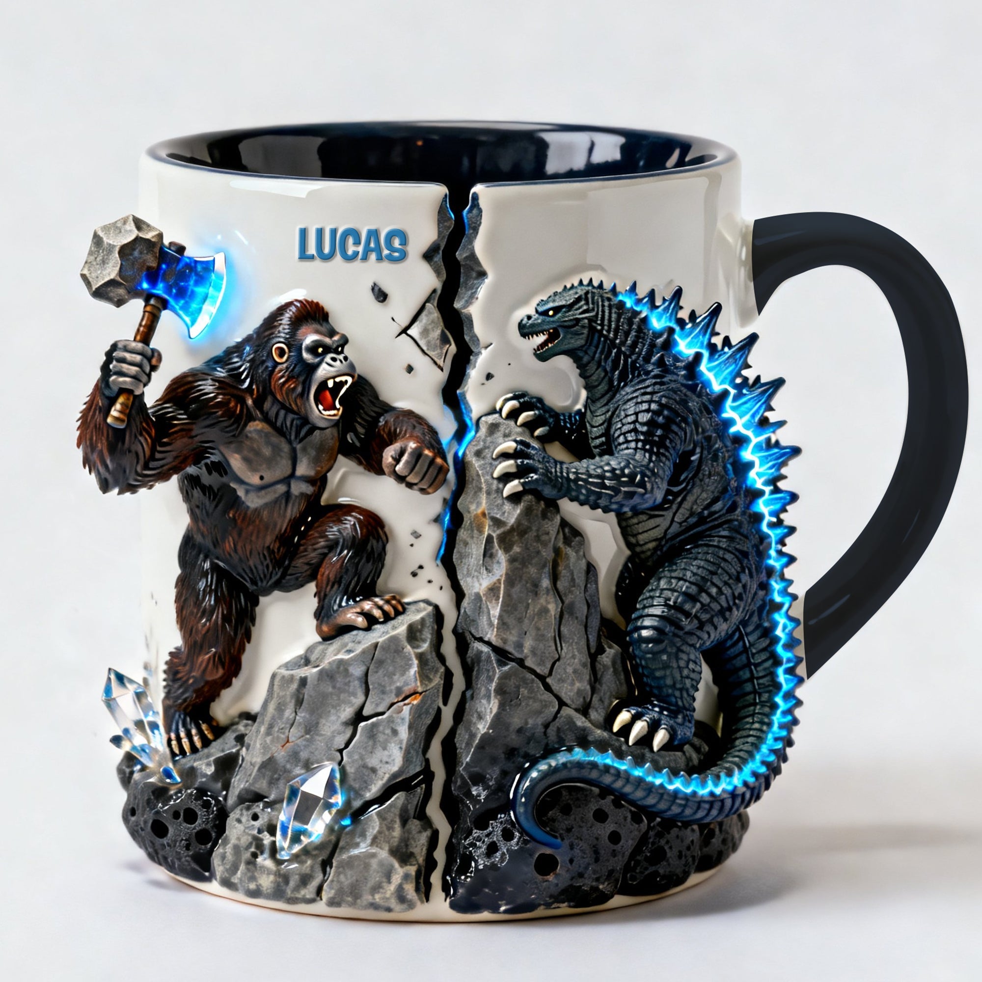Unleash Your Inner Titan - Clash Mug, Personalized Gift for Fans of Epic Showdowns Coffee Mug PopCulturePrints
