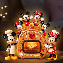 Load image into Gallery viewer, The Secret Ingredient Is Love - Baking Family Light Box | Personalized Acrylic Gift for Family
