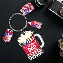 Load image into Gallery viewer, Custom American Dad Keychain - Personalized Beer Mug Design Keychains PopCulturePrints
