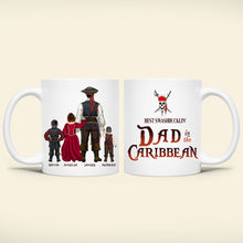 Load image into Gallery viewer, Personalized Pirate-Themed Mug for Dad - Best Swashbucklin&#39; Dad in the Caribbean Coffee Mug PopCulturePrints
