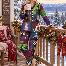 Load image into Gallery viewer, "Spread Joy with Customized Holiday Cheer - Fun Holiday Pajama Set, Perfect Personalized Gift for Everyone"
