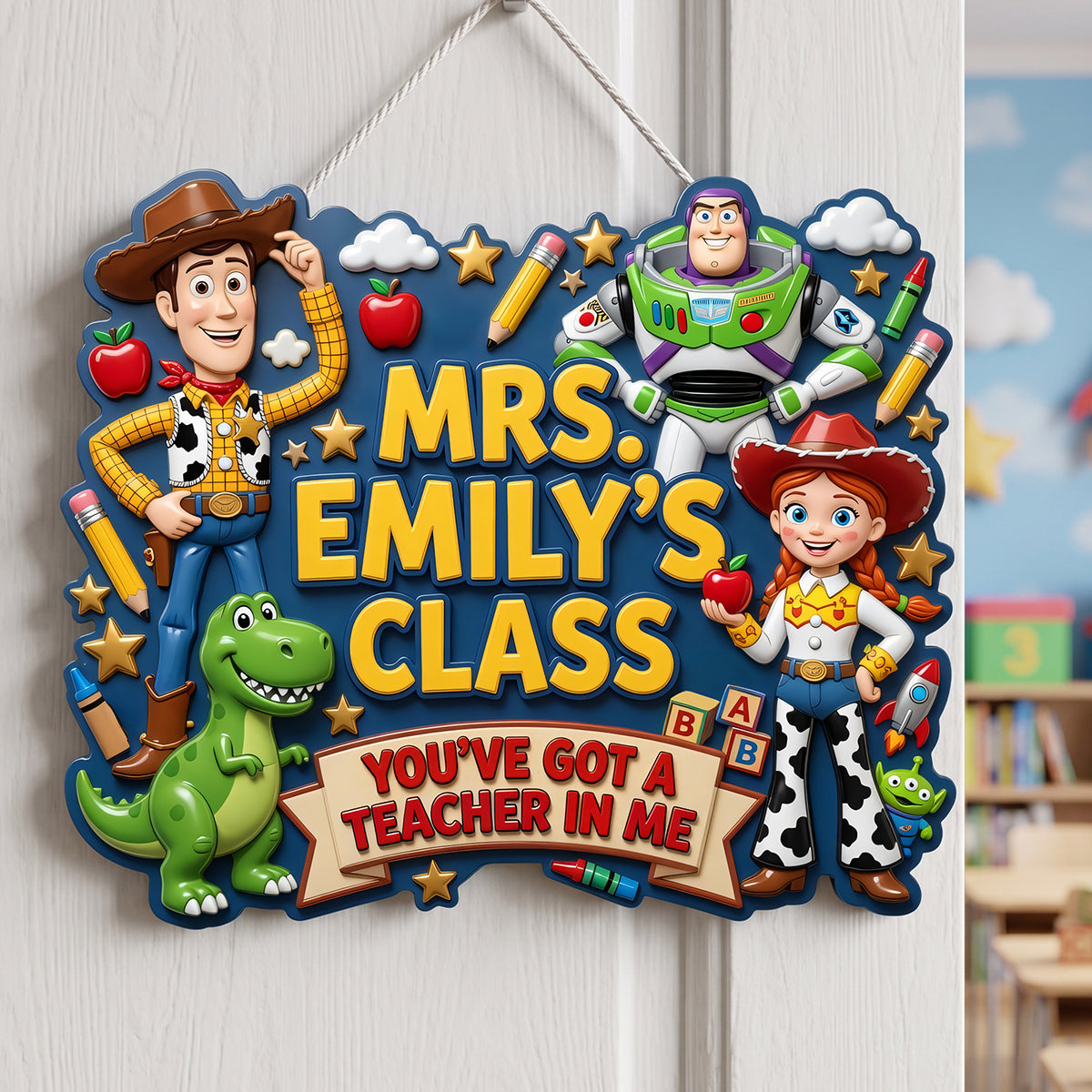 You've Got A Teacher In Me - Personalized Classroom Decor Acrylic Sign for Teachers