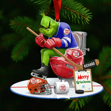Load image into Gallery viewer, “Make Your Holidays Merry and Bright!” - Strong Rivalry Sports Ornament, Personalized Gift for Sports Fans Ornament PopCulturePrints
