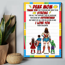 Load image into Gallery viewer, Superhero Mom Personalized Wood Art - Custom Gift for Mother&#39;s Day Wood Sign PopCulturePrints
