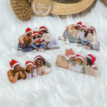 Load image into Gallery viewer, Personalized Family Photo Christmas Ornaments
