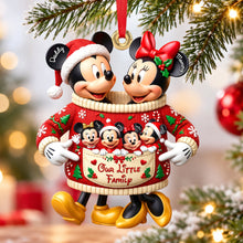 Load image into Gallery viewer, Our Little Family - Merry Xmas Acrylic Ornament | Personalized Holiday Gift Ornament PopCulturePrints
