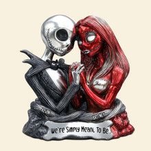 Load image into Gallery viewer, We&#39;re Simply Meant To Be - Horror Couple Acrylic Plaque - Personalized Gift for Couples, Friends, and Loved Ones Shaped Plaques PopCulturePrints
