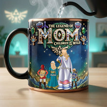Load image into Gallery viewer, "Unleash Legendary Mom Energy!" - Personalized Ceramic Coffee Mug, Perfect Gift for Mom and Grandma Coffee Mug PopCulturePrints
